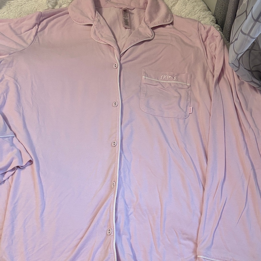 SKIMS Light Pink 🌸 sleep Top
